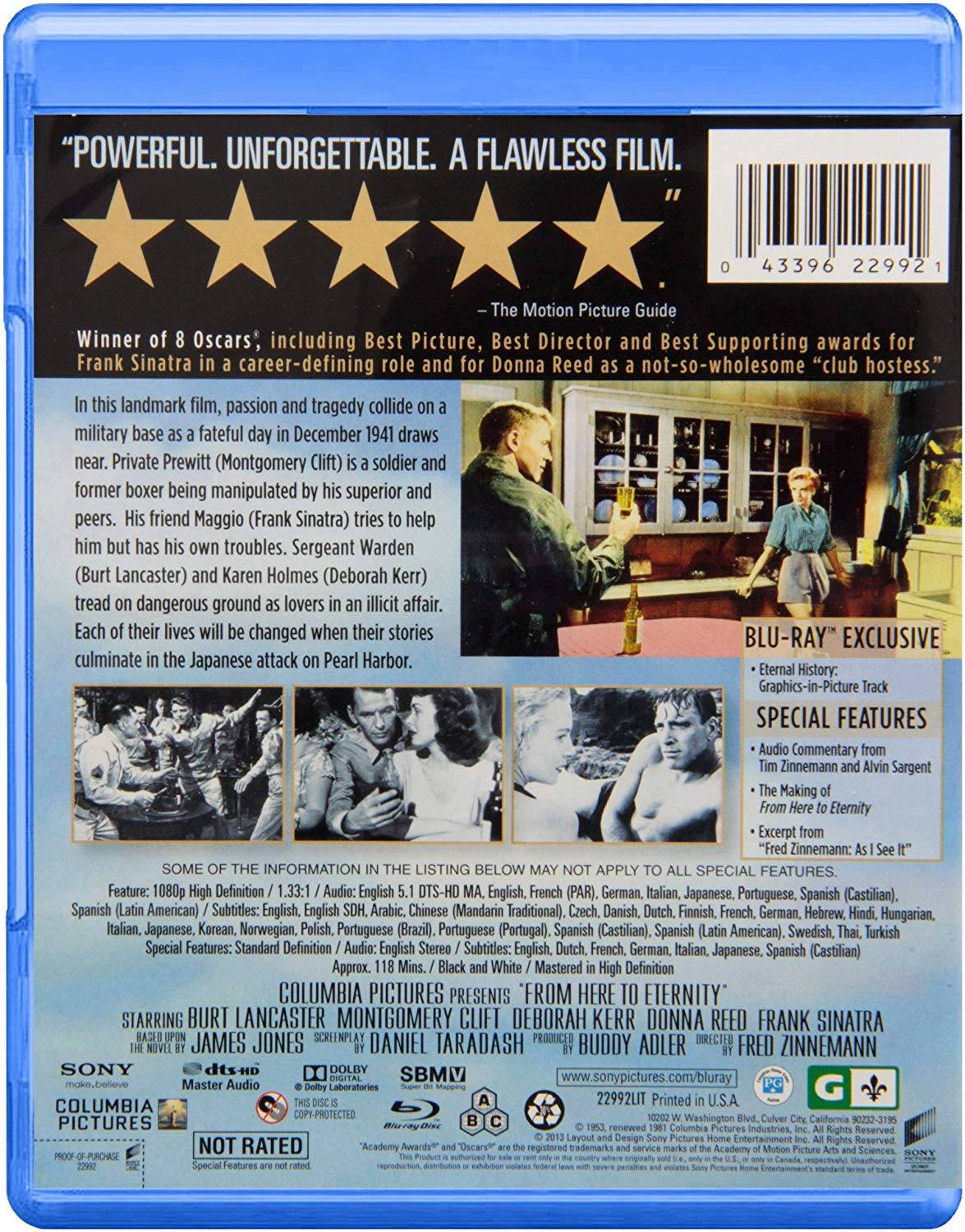 From Here To Eternity | Le Cinema Paradiso Blu-Ray reviews and DVD reviews
