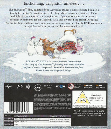 The Snowman Le Cinema Paradiso Blu Ray Reviews And DVD Reviews