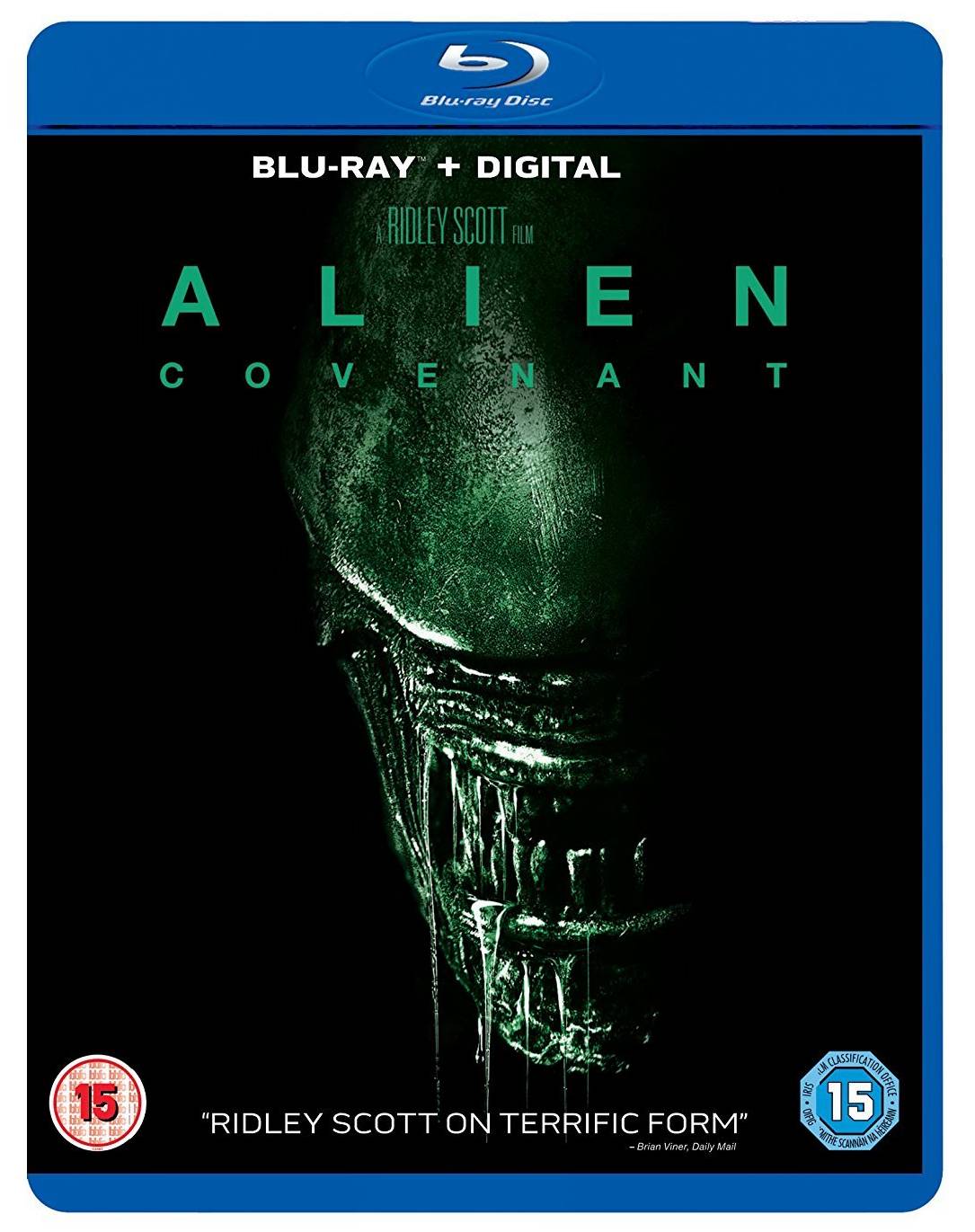 ALIEN: Covenant | Le Cinema Paradiso Blu-Ray reviews and DVD reviews