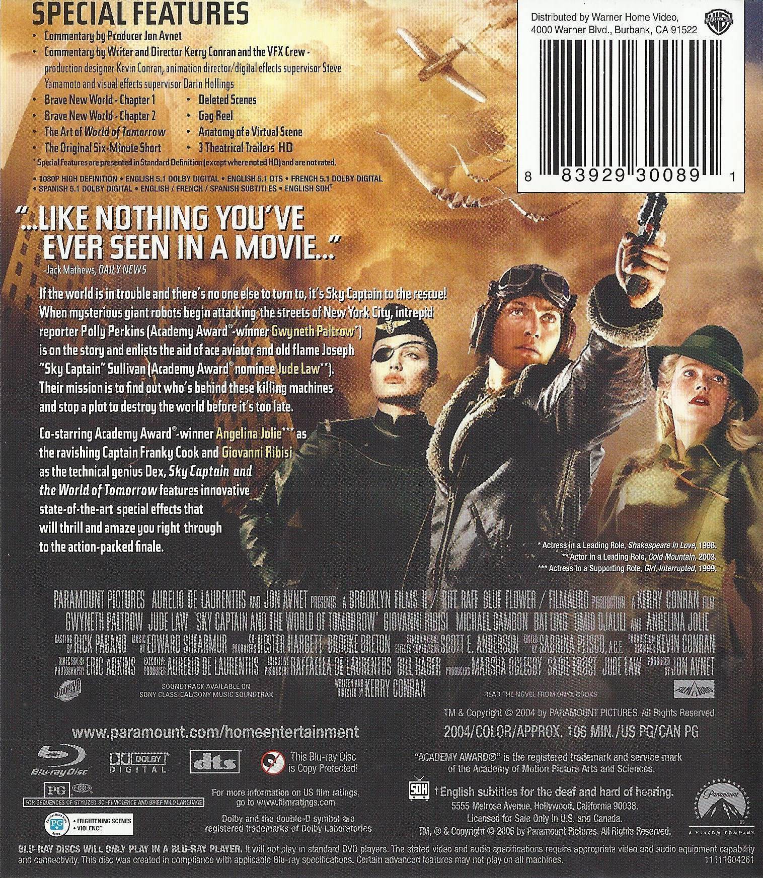 Sky Captain and The World of Tomorrow (2004 ) #2  World of tomorrow,  Science fiction movies, Angelina jolie
