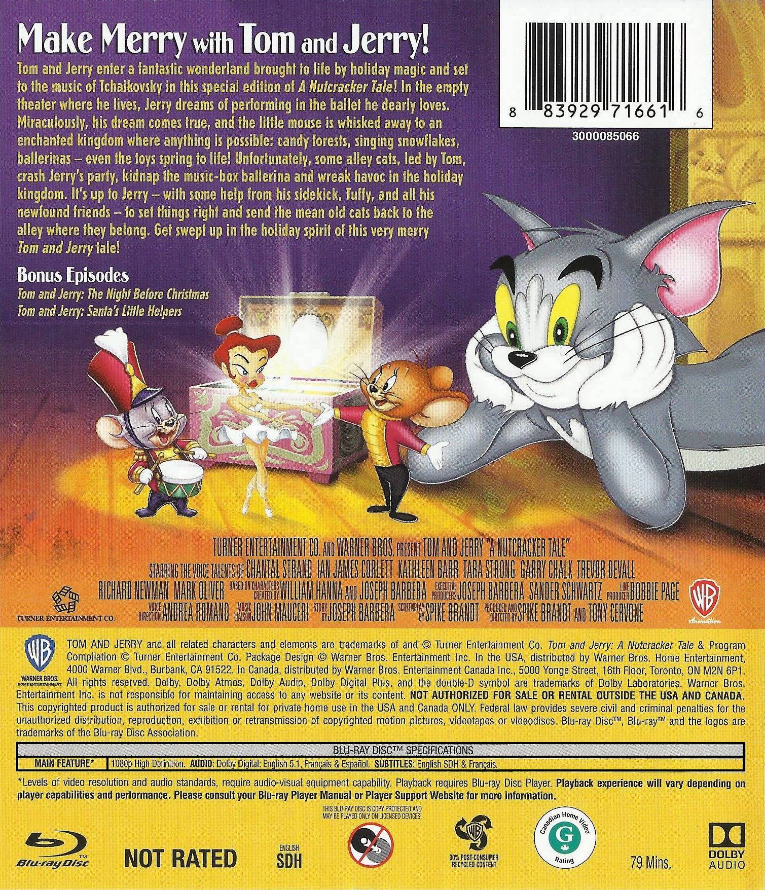 Tom and Jerry: A Nutcracker Tale | Le Cinema Paradiso Blu-Ray reviews ...